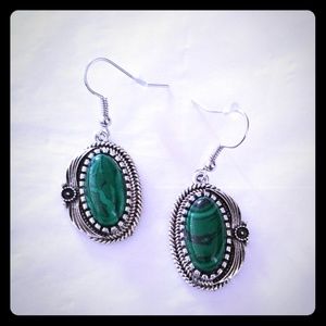 Silver and Turquoise Earrings